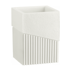 Стакан Perfecto Linea Element 35-618302 для зубных щеток белый