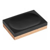 Мыльница Perfecto Linea Wood Bliss 35-720103 черная
