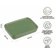 Мыльница Perfecto Linea Oasis 35-757003 зеленая