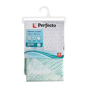 Шторка для ванной Perfecto Linea Secret 36-118003 180*180 см листья