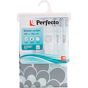 Шторка для ванной Perfecto linea 36-118005 180*180 см цветы