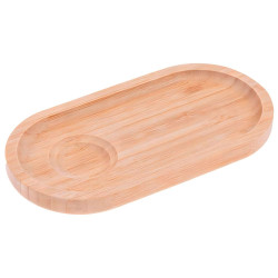 Поднос Perfecto Linea Bamboo 38-201001 бамбуковый на 2 секции