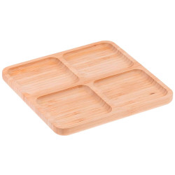 Менажница Perfecto Linea Bamboo 38-222201 бамбуковая 22*22 см