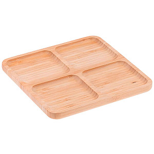 Менажница Perfecto Linea Bamboo 38-222201 бамбуковая 22*22 см