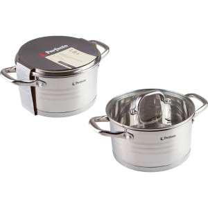 Кастрюля Perfecto Linea Milagros 50-000169 из нержавеющей стали 1.8 л