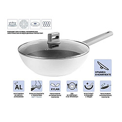 Сковорода Perfecto Linea Teide 55-301251 литая WOK алюминиевая с антипригарным покрытием