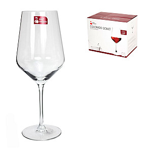 Набор бокалов для вина Market Union DA1758 прозрачный 640 мл 6 шт