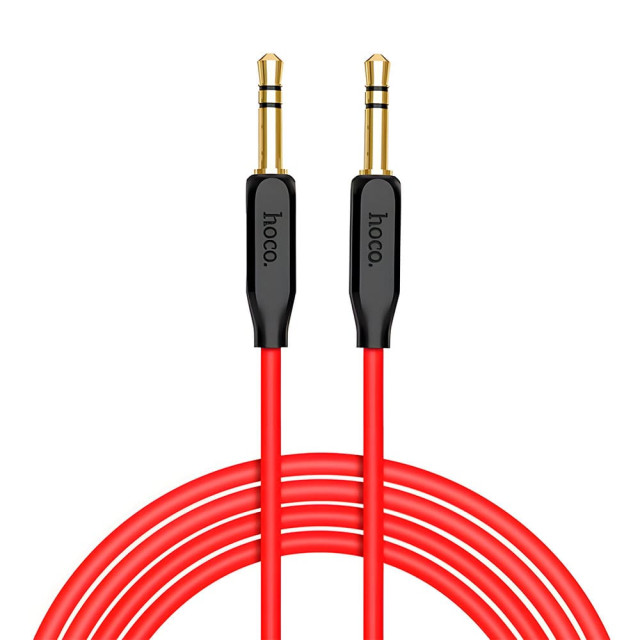 Кабель Hoco AUX UPA11 красный 1 м