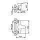 Смеситель для душа Frap F2014-В без излива