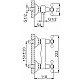 Смеситель для душа Frap F2008 без излива