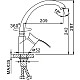 Смеситель для кухни Frap F4101-11 40 мм гайка черный