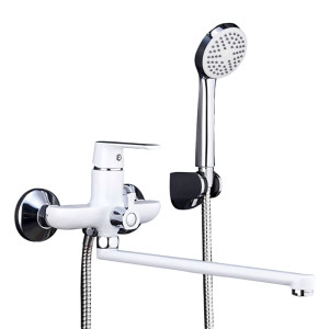 Смеситель для ванны Frap F2231 белый/хром