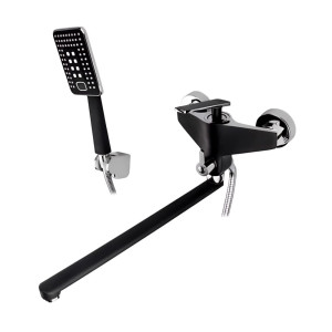 Смеситель для ванны Frap F2257 черный/хром