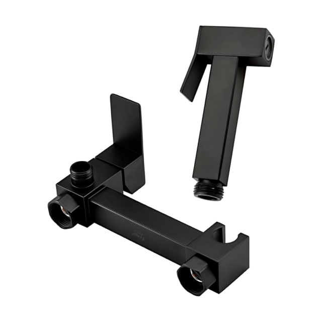 Душ гигиенический со смесителем Frap F7504-6 черный