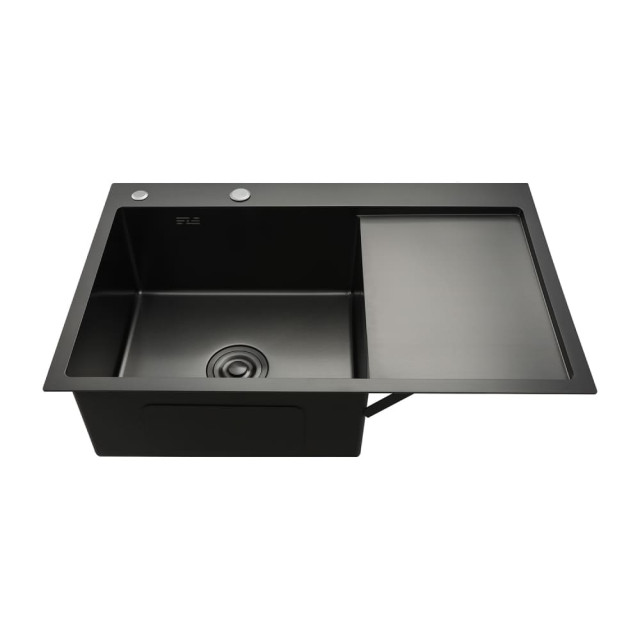 Мойка для кухни Gappo GS7850-6L стальная черная