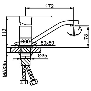 Смеситель для кухни Frud R45131 хром