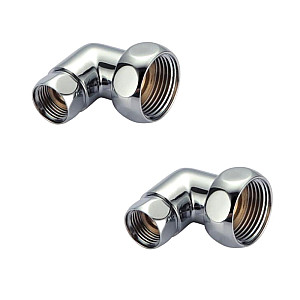 Американка угловая Frap F443.0606 для полотенцесушителя 2 шт