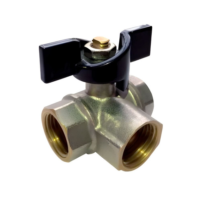 Кран Frap F217.04 трехходовой