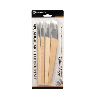 Набор кистей филеночных Rollingdog Design Professional 10689 синтетика 4 шт