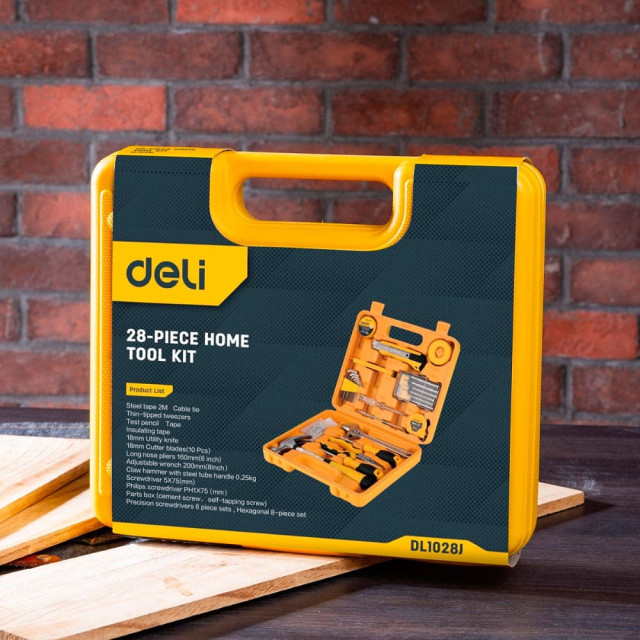 Набор инструментов Deli EDL1028J 28 предметов