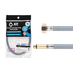 Подводка гибкая AV Engineering AVE21080 Nylon иголка длинная М10 - гайка 1/2