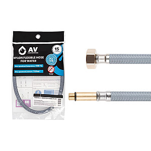 Подводка гибкая AV Engineering AVE210100 Nylon иголка М10 - гайка 1/2