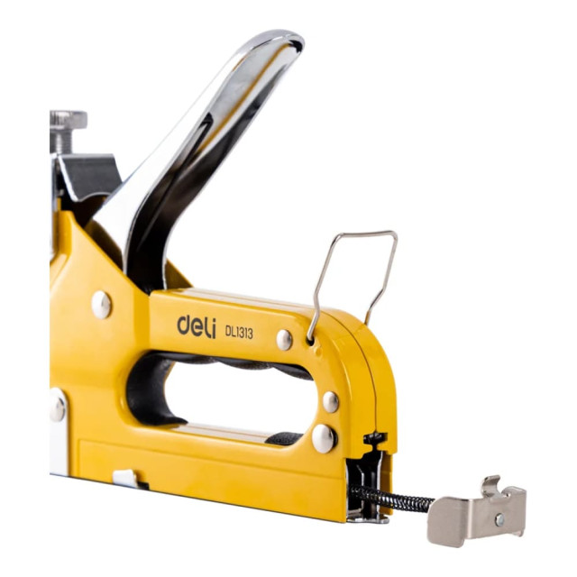 Степлер механический Deli YS EDL1313 3-в-1 с комплектом скоб П U T