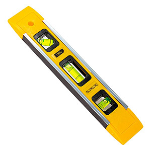 Уровень строительный Deli YS EDL290230 магнит 230 мм