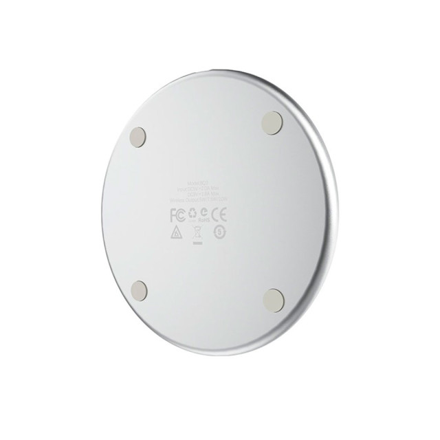 Зарядное устройство Borofone BQ3 Pro 80590 беспроводное 15W с кабелем Type-C серебро