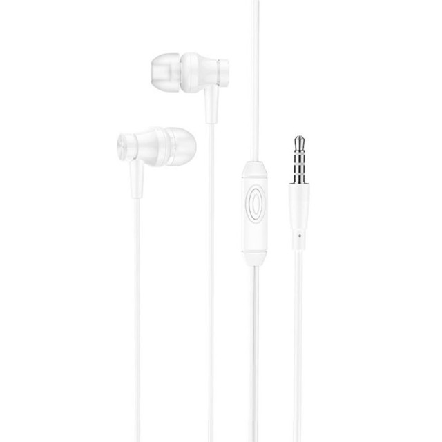 Наушники Borofone BM67 82907 внутриканальные c микрофоном белый