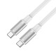 Кабель Borofone BX82 86264 Type-C Type-C 60W белый 1 м
