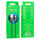 Кабель Borofone BX87 89029 MicroUSB USB 2.4А черный 1 м