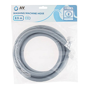 Шланг заливной ПВХ AV Engineering AVE3303250 для стиральной машины 2.5 м