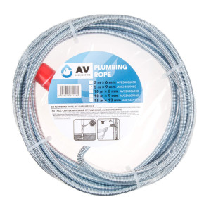 Трос сантехнический AV Engineering AVE34009050 пружинный 9 мм*5 м