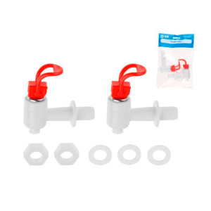 Кран AV Engineering AVZAP-P17 пластиковый с врезкой 2 шт