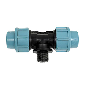 Тройник AV Engineering AVE1092012 ПЭ наружная резьба 20*1/2