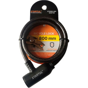 Замок велосипедный Startul Master ST8080-080 8*800 мм