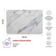 Коврик для ванной Perfecto Linea 22-406003 Diatomite marble влаговпитывающий 40*60 см