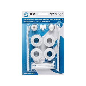 Монтажный комплект AV Engineering для алюминиевых и биметаллических радиаторов 1