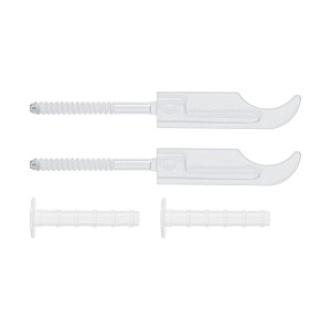 Кронштейн для радиаторов AV Engineering AVE1804000А штыревой прямой с дюбелем 9*180 мм сабля 2 шт