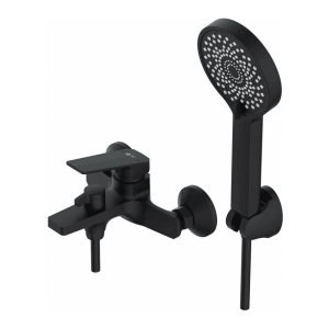 Смеситель для ванны AV Engineering AVWIN3-BL165-130 серия WIN D40 черный