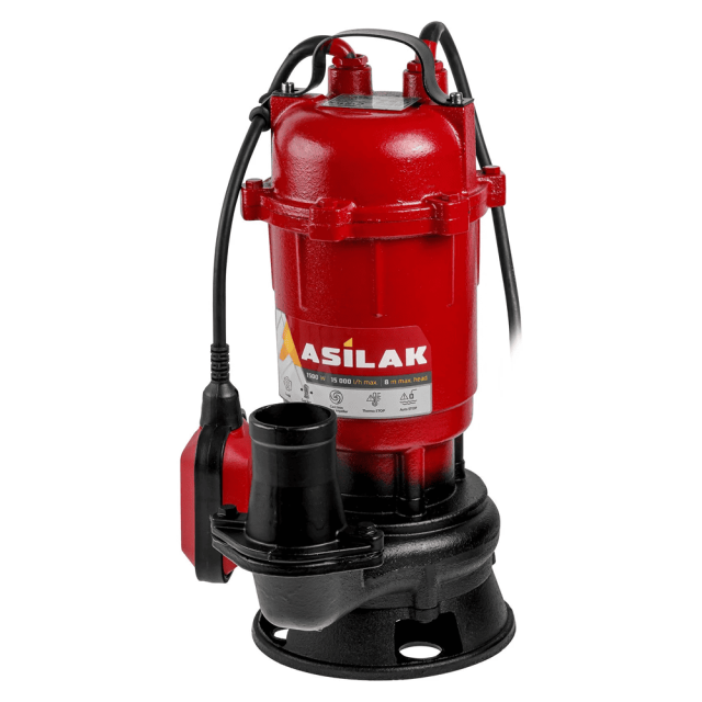 Насос погружной Asilak SLP-1500 для грязной воды
