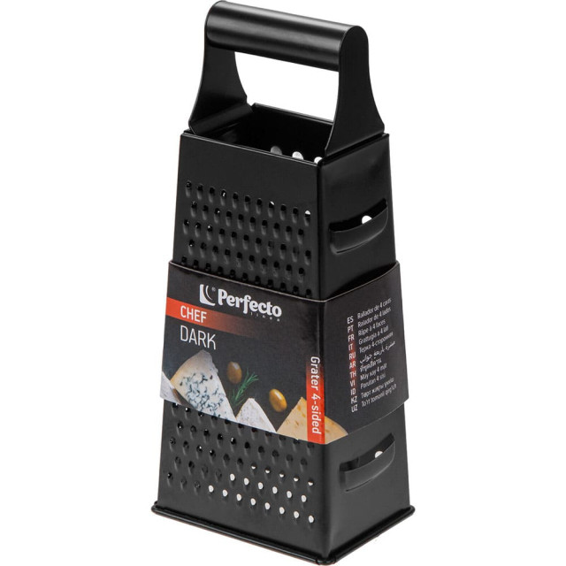 Терка Perfecto Linea Chef dark 21-946820 4-сторонняя Терка Perfecto Linea Chef dark 21-946820 4-сторонняя