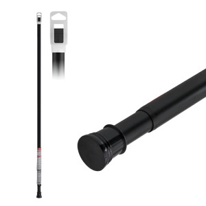 Карниз раздвижной Perfecto Linea 36-020104 алюминиевый черный 2 м