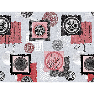 Клеенка столовая Perfecto Linea Deco 11-165185 нетканая основа с ПВХ покрытием 130 см