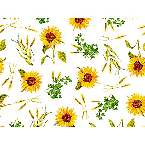 Клеенка столовая Perfecto Linea Deco 11-165189 нетканая основа с ПВХ покрытием 130 см