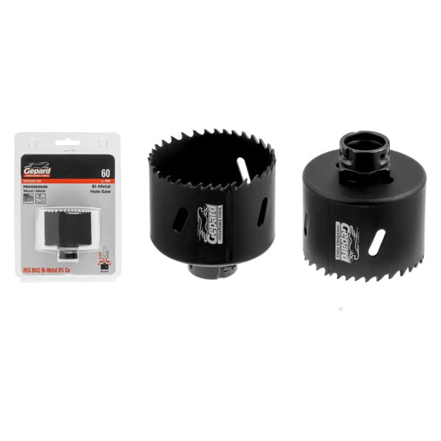 Коронка биметаллическая Progressor Gepard GP2550-60 60 мм