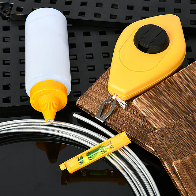 Шнур разметочный Deli YS EDL25 мел уровень 30 м