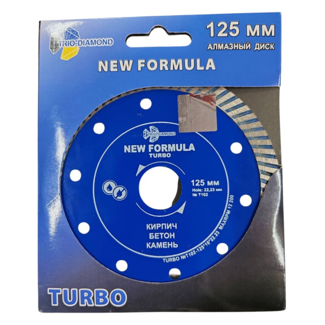 Круг алмазный Trio-Diamond T102 New Formula Turbo 125*22.23 мм
