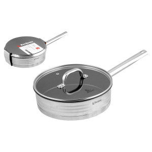 Сотейник Perfecto Linea Milagros 55-012465 с крышкой антипригарное покрытие 24*6.5 см